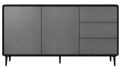 DTACBNEUZ Anrichte Wohnzimmer nussbaum Farbe Tee Schrank integrierte lagerung Eingang