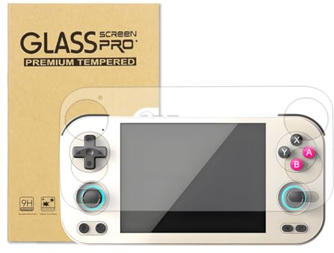 Film de protection d'écran en verre trempé pour console de jeu Anbernic RG476H, 9H HD, résistant aux rayures