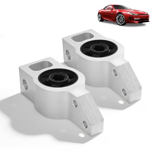 Querlenkerlager mit Halter Lagerbock Vorne Unten Hinten Rechts/Links für VW Passat B6 B7 Tiguan 5N Audi Q3 8U CC, Ersetzt OE# 3C0199231D 3C0199231E 3C0199231F 3C0199231A - 2 Stück