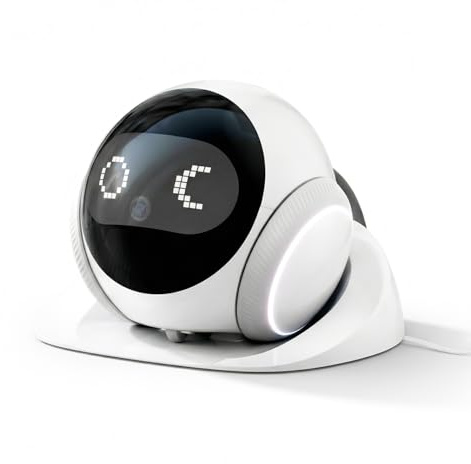 Endliss Smart Mobile Pet Camera Robot for Home Indoor, Movable 1080P Monitoring Dog and Cats, 2-way Talk, Night Vision, Battery-Powered with Phone App Control