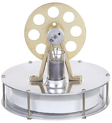 AETHER LAB Modèle de moteur Stirling à basse température, LTD - Kit de science physique en métal - Affichage éducatif de bureau - Cadeau unique pour les techniciens et les étudiants