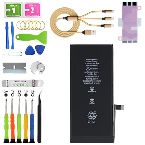 HLYGZX Batteria per iPhone 11 A2221 A2111 A2223 | con kit di riparazione,3110 mAh,Polimero al Litio,Batteria di Sostituzione