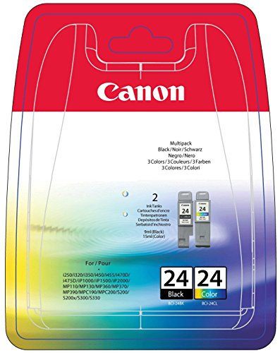 Canon BCI-24 Tintenpatrone Multipack (mehrfarbig, schwarz) 6881A064