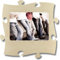 Country Living Rahmen Puzzle aus Holz – 1 Foto 20 x 28 cm – Natur