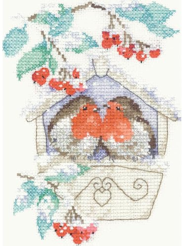 Heritage Kreuzstich Set Aida Versteck (A), Zählmuster, SCHA607-A, 10x13,5cm