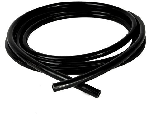 Ramair Filters VAC8MM-3M-BK Silicone Vacuum Hose, Black, 8 mm x 3 m