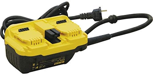 Dewalt Adapter DCW500 (zur netzbetriebenen Stromversorgen von Dewalt 2x 54 V Akku-Geräten, 2,3 m Kabel, 230 Volt)