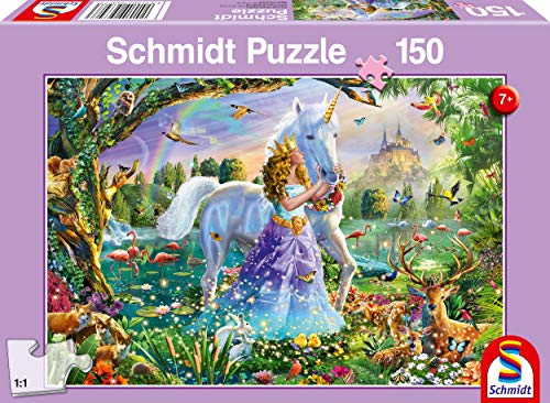 Schmidt | Princess Unicorn and Castle - 150 -Piece | Children's Puzzle | Ages 7+