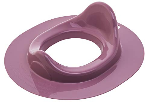 Rotho Babydesign Bella Bambina WC-Sitz - Lila WC-Sitz für Kinder aus Material - Ideal als sicherer Toilettenaufsatz