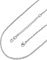 FaithHeart Collier Chaine Femme Long Acier Inoxydable 75 cm, Chainette Inox 2mm pour Collier, Chaine Maille Forcat Argent Homme