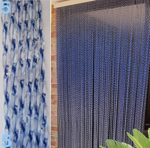 BricoShopping® Tenda MOSCHIERA Mod.R a fili in pvc regolabile Zanzariera per porta finestra esterna ingresso balcone camper ANTIMOSCHE anti insetti MOSCHE ombreggiante