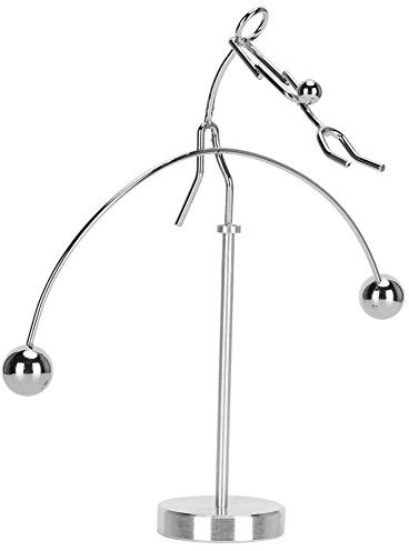 Metal Balance Physics Toy 2-People Dancing Pendulum Innovativa decorazione desktop da ufficio Ornaments