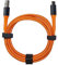 Extra STRONG Fast Charger Nylon Braided USB Type C USB-C Data Charging Cable For Sony Xperia L1, L2, L3, L4, Xperia 5, 5 Plus, 5 II, XA2, XA2 Ultra, (3 Meters Long, Orange)
