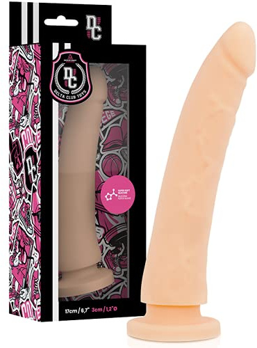 DELTACLUB Delta Club Toys Dildo aus medizinischem Silikon, 17 x 3 cm, 200 g