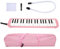 Melodica 37 Tasti Tastiera Melodica Strumento Musicale a Fiato per Principianti Formazione Professionale con Facile Installazione(rosa)