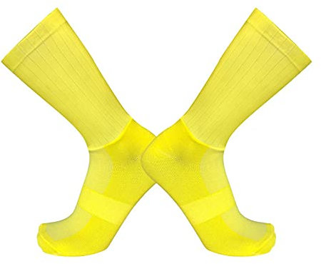 BLOMDE Anti Slip Silicone Summer Aero Socks Calzini da ciclismo Uomo Bicicletta Sport Sport Calzini da corsa-C_1 paio39-45.