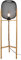 Reality Leuchten Stehleuchte Calimero R40561032, Metall Schwarz matt, Holz, exklusiv 1x E27