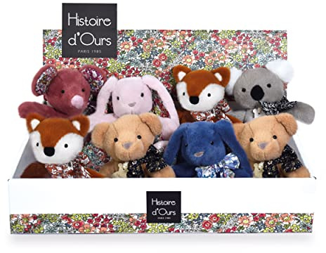 Copain Calin Display Ass x 6 + Rernard und Bär, 20 cm