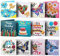 F4B 12-teilige Grußkarten (1) Diamond Painting 15x15cm | Runde Strasssteine | Mit Briefumschlägen | Geburtstagskarten | Kartenset | Cards | Happy Birthday | Kinder | Paket Erwachsene und Kinder