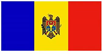 Stormflag Flagge Moldawien-Flagge, 90 cm x 150 cm, Polyester, 90 g, 2 Metallösen mit Doppelnaht mit Öse