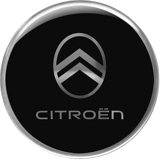 Citroen 3D New Logo Aufkleber, Schwarz, 52 mm