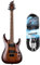 LTD H-200FM E-Gitarre Dark Sunburst + keepdrum Mono Klinken-Kabel