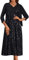 GRACE KARIN Damen Festliche Glänzendes Pailletten Partykleid Zweiteiliger Kleider mit Chiffon Jacke V-Ausschnitt Ballkleider Hohe Taille Maxikleid Abendmode Schwarz 38