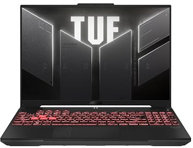 ASUS TUF Gaming F16-TUF607JV-QT210W 16 Pouces QHD+ 165Hz PC Portable (Intel Core i7-13650HX 4.9 GHz, 32GB DDR5 4800Mhz, 1TB SSD, NVIDIA GeForce RTX 4060 TGP 130W, Windows 11 Home) – Clavier AZERTY