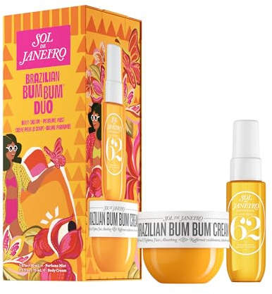 Brazilian Bum Bum Duo Geschenkset | Brazilian Bum Bum Creme 75 ml und Cheirosa 62 Nebel Parfüm 30 ml