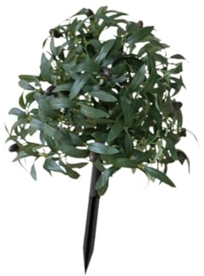 Colcolo Piante da Esterno Artificiale con Arredamento del Cortile di palo Comodo Forma Unica Foglia di Oliva