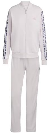 adidas Women's ESSENTIALS 3-STRIPES TRACKSUIT, ice purple/MULTICOLOR, XS