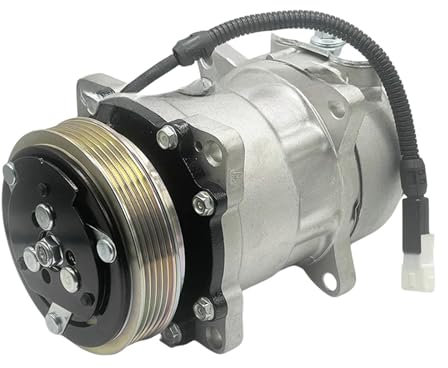 Compresor de aire acondicionado SD7V12 compatible con Peugeot 306, 106, 206, Partner, Citroën, Saxo, Xsara, 6453GC, 9616821580, 6453N1, 1502, 1504, 150