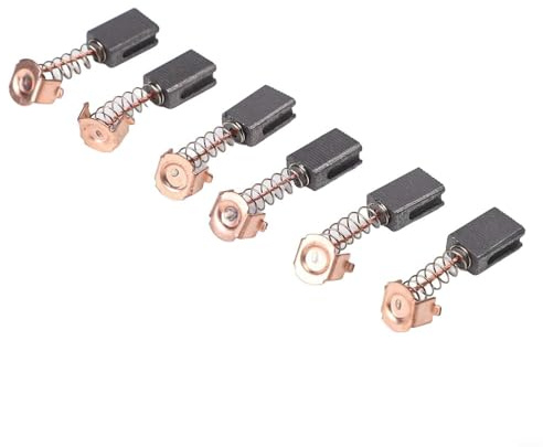 Escobillas de carbón de 5 x 8 x 12 mm para G720 para amoladora angular, 6 piezas para reparación y mantenimiento