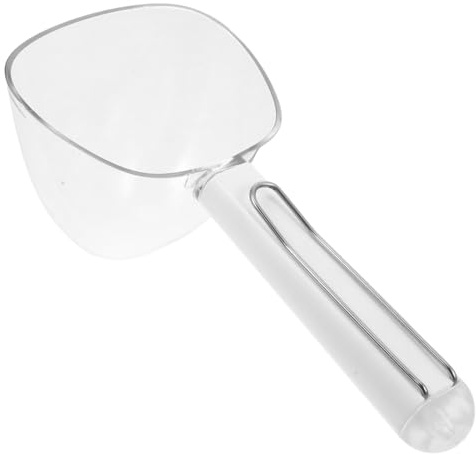 Hohopeti Cuillère Doseuse pour Nourriture Animaux avec Clip Étanchéité INOX Petite Pelle Précise pour Croquettes Chat et Chien Poignée Ergonomique pour Portions Exactes