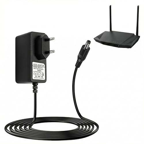 24 V, 1 A Netzadapter 24 W,Universal-Netzteil für LED-Streifen, Luftbefeuchter, Diffusor, Soundbar mit steckbarem Trafo, Stecker 5,5 x 2,5 mm, Kabel 1 m