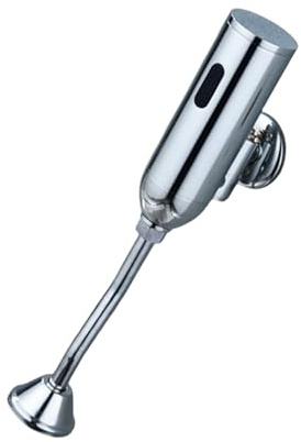 Wall-Mounted Brass Infrared Sensor Flush Valve - Automatic Water Saver for Urinals & Toilets - Efficient Brass Flush System for Commercial Restrooms