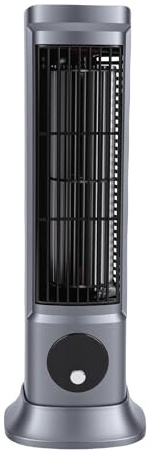 AUNMAS Ventilatore a Torre Senza Lama per Camera da Letto, Ricaricabile Silenzioso Senza Lama con Ventilatori da Tavolo Portatili da Scrivania Portatili a Doppio Uso Verticale