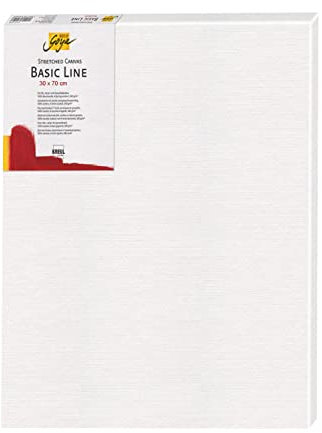 KREUL 63070 - Solo Goya Stretched Canvas Basic Line, Keilrahmen ca. 30 x 70 cm, mit Leinwand aus Baumwolle 4 fach grundiert, ideal für Öl, Acryl-und Gouachefarben
