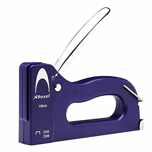 Rexel 2101210 Value Handtacker, blau