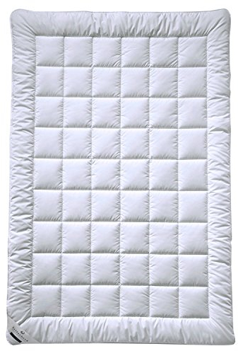 billerbeck Bettdecke E48 Kairo - Ganzjahresdecke – 155 x 220 cm –Decke mit 60 % Kamelhaar 40 % Wolle
