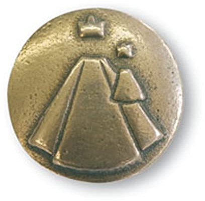 Madonna - Jungfrau Maria, Mutter Gottes, Handschmeichler, Bronze, 4cm