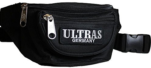 Bauchtasche Ultras Germany in schwarz I Gürteltasche Hüfttasche Waist Hip Bag Black