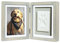 Pearhead Pet Paw Print Photo Frame with Clay Imprint Kit - Wooden Photo Frame, DIY No-Mess Pawprint Keepsake, Perfect for Cats & Dogs, Ideal Memorial and Home Decor Gift, Distressed Gray