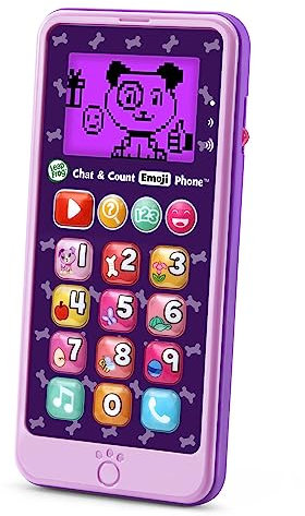 LeapFrog Chat and Count Emoji Phone, Purple