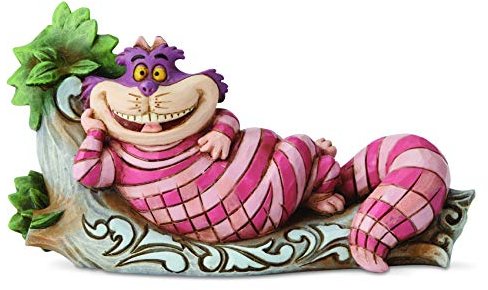 Enesco Disney Traditions by Jim Shore Alice im Wunderland Cheshire Katze auf Baum, 7,9 cm, Mehrfarbig