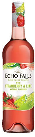 Echo Falls Fruit Fusion Strawberry & Lime Rose, 75 cl