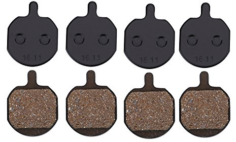 Plaquettes de Frein à Disque, 4 Paires de Plaquettes de Frein à Disque métalliques de Rechange Semelles de VTT Hayes mx2 / 3/4 / 5 cx5 GX - C gx2