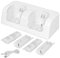 Base per stazione di ricarica Dual Wii con indicatore LED e batteria ricaricabile