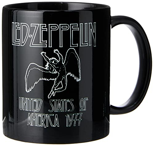 Pyramid International MGB26399 Led Zeppelin (Icarus) Black Coffee Mug Kaffeebecher, Keramik, Schwarz