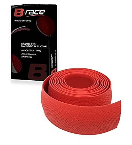B-RACE Unisex – Erwachsene ROTES SILIKON-LENKERBAND, BLAU